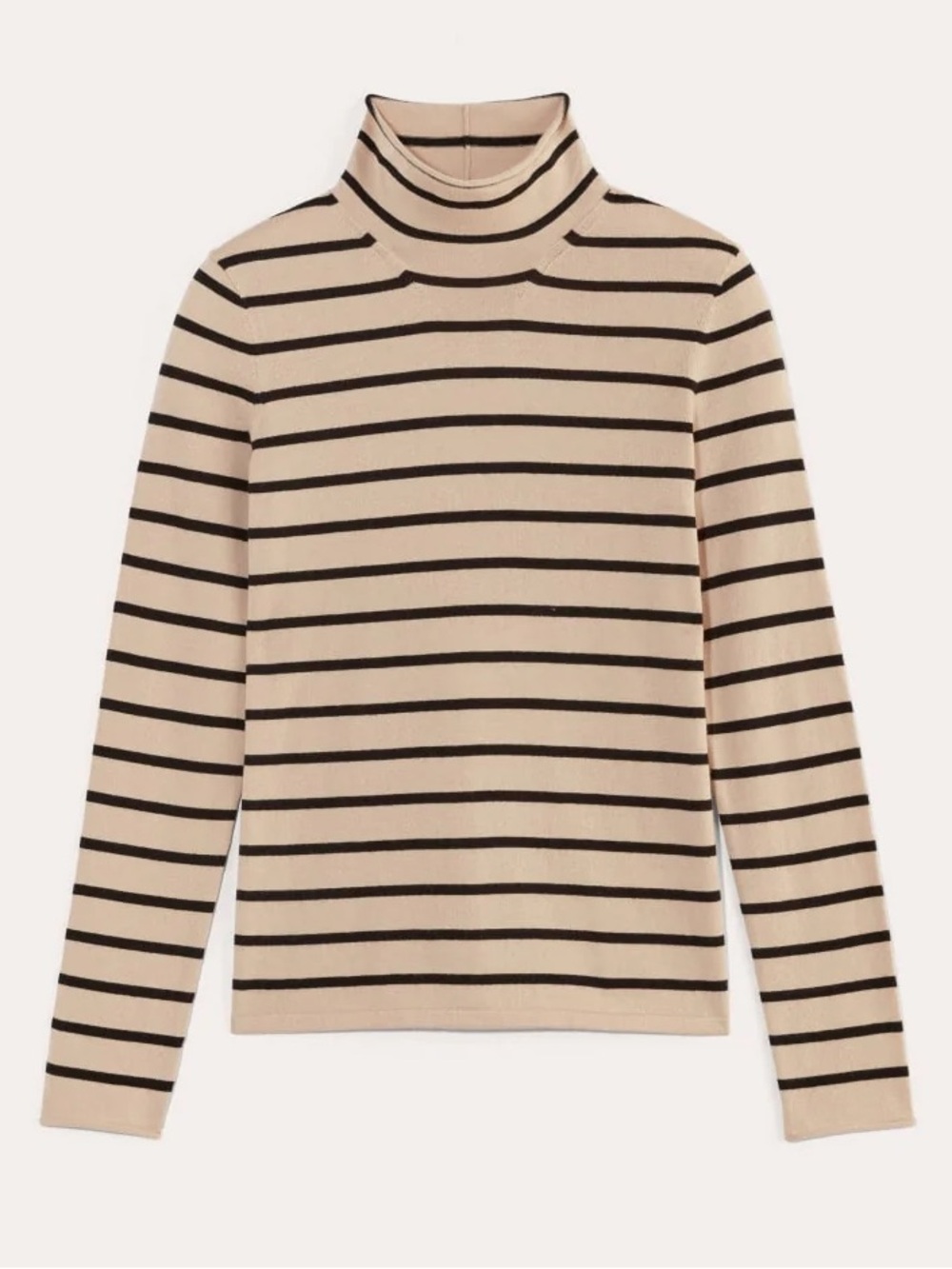 Everlane The Funnel Neck‎ Long Sleeve  in Organic Cotton and Cashmere Blend